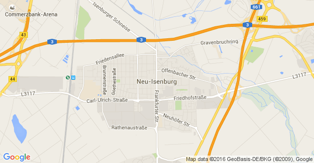 Karte Neu Isenburg