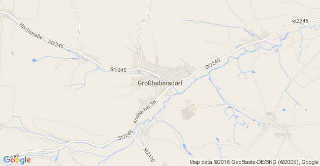 Karte Großhabersdorf