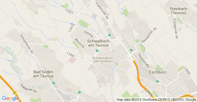 Karte Schwalbach am Taunus