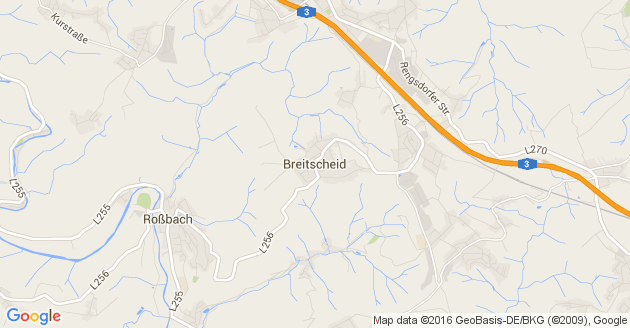 Karte Breitscheid Kreis Neuwied