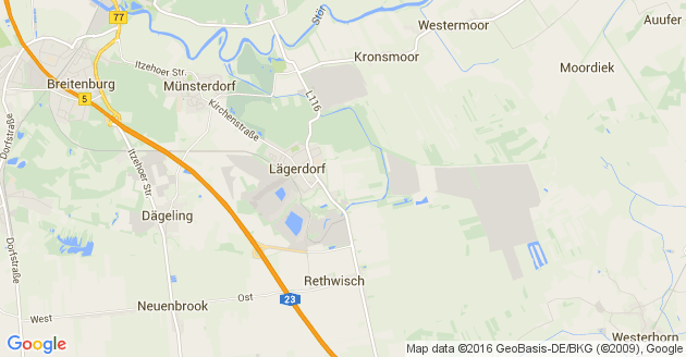 Karte Rethwisch bei Lägerdorf