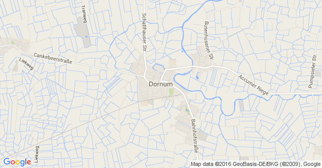 Karte Dornum