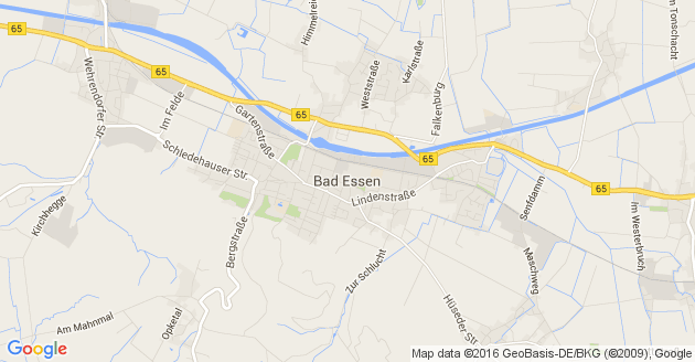 Karte Bad Essen