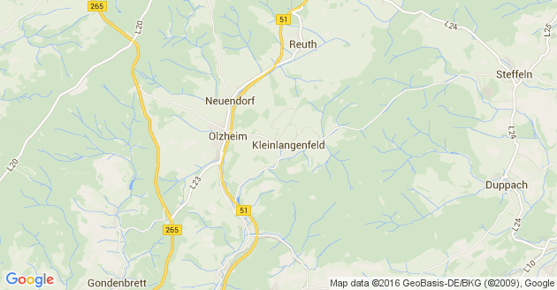 Karte Kleinlangenfeld