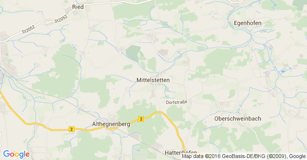 Karte Mittelstetten