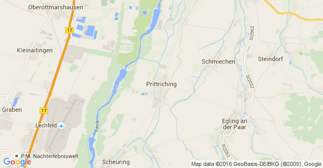 Karte Prittriching