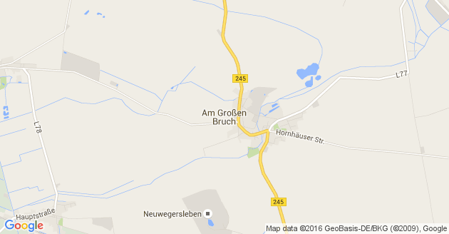 Karte Am Großen Bruch