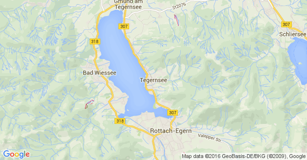 Karte Tegernsee
