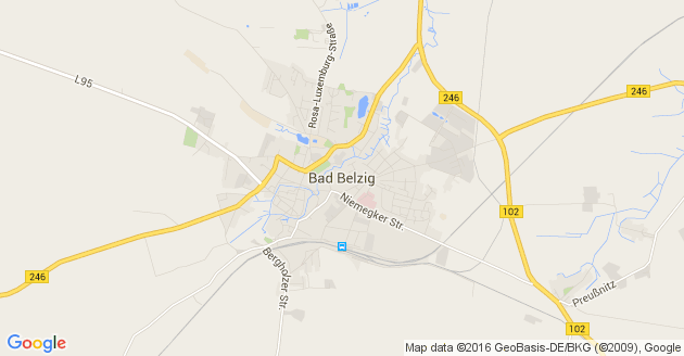 Karte Bad Belzig
