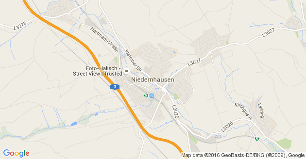 Karte Niedernhausen im Taunus