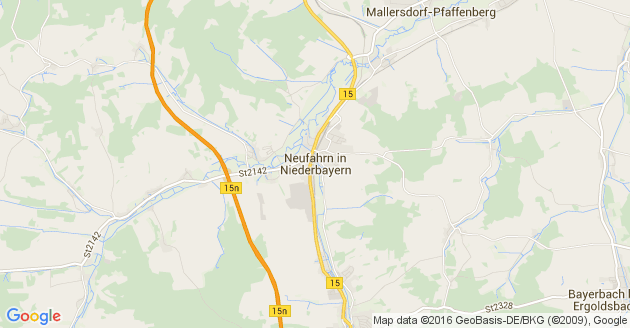 Karte Neufahrn in Niederbayern