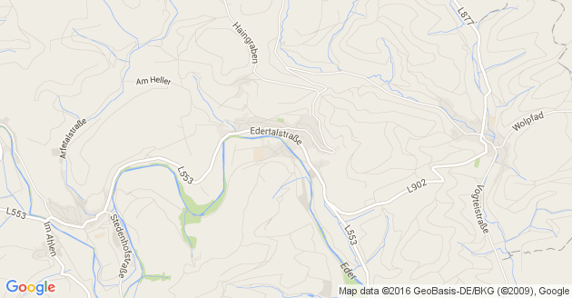 Karte Battenberg an der Eder