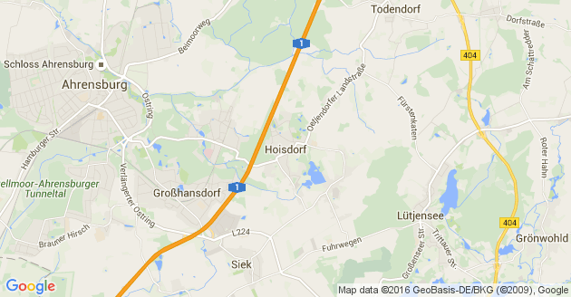 Karte Hoisdorf