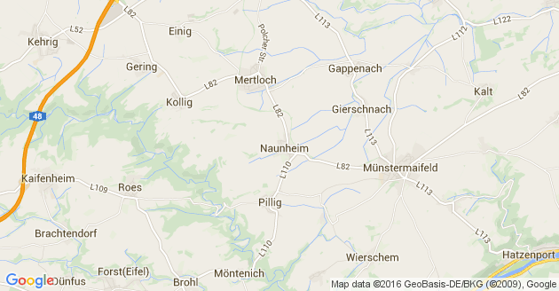 Karte Winkel in der Eifel