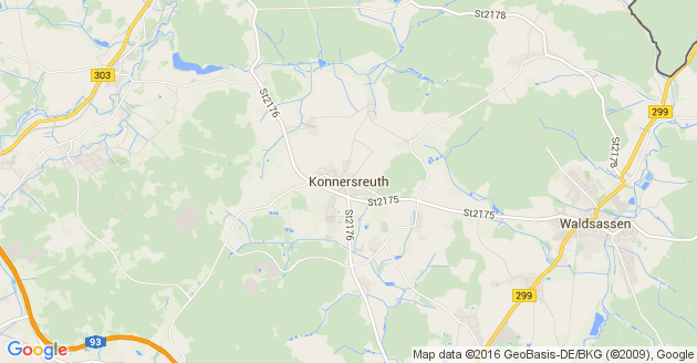 Karte Konnersreuth