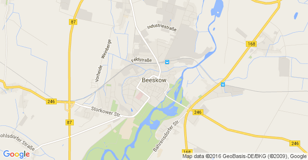 Karte Beeskow