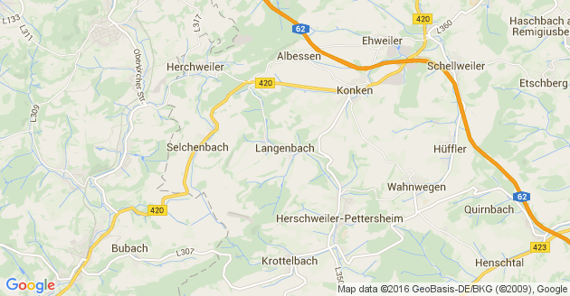 Karte Langenbach in der Pfalz