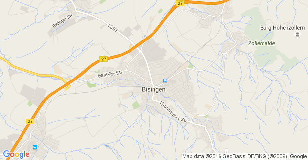 Karte Bisingen