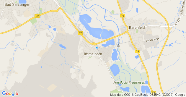 Karte Barchfeld Immelborn