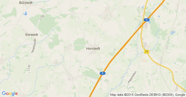 Karte Horstedt Kreis Rotenburg