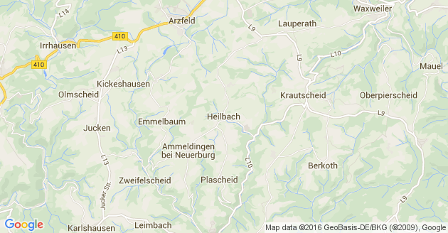 Karte Heilbach in der Eifel