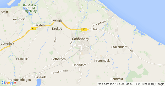 Karte Schönberg in Holstein