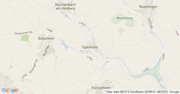 Karte Egesheim