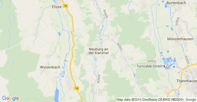 Karte Neuburg an der Kammel