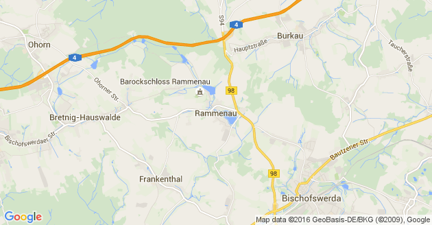 Karte Rammenau