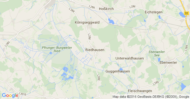 Karte Riedhausen in Württemberg