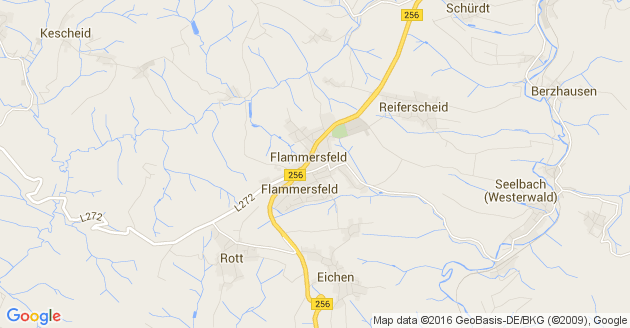 Karte Flammersfeld