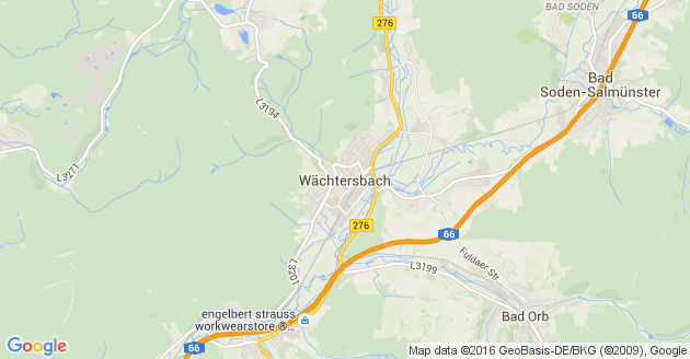 Karte Wächtersbach