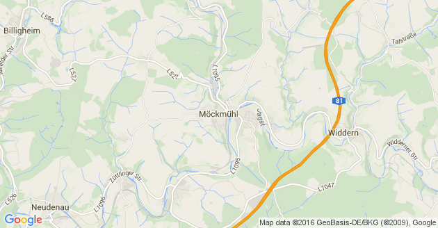 Karte Möckmühl