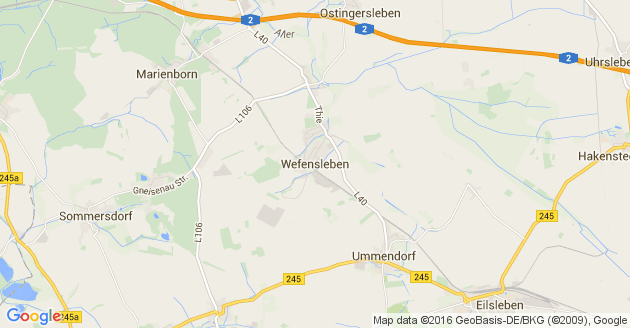 Karte Wefensleben