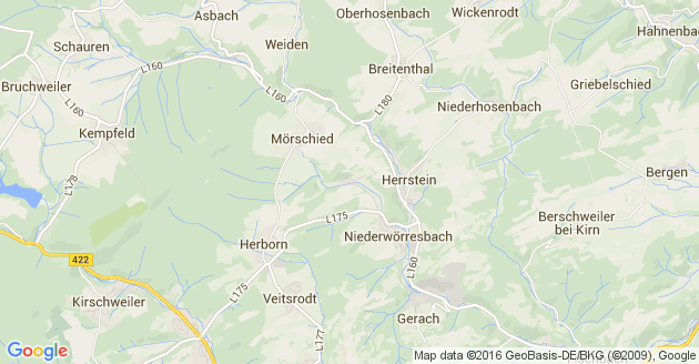 Karte Oberwörresbach