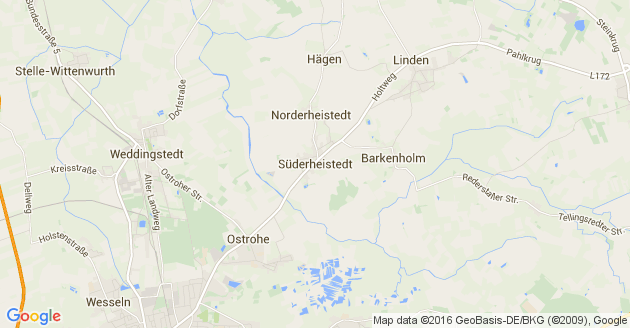 Karte Süderheistedt