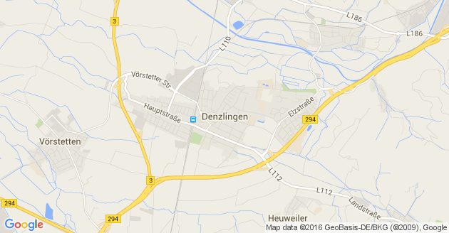Karte Denzlingen