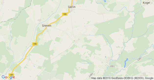 Karte Greven bei Boizenburg