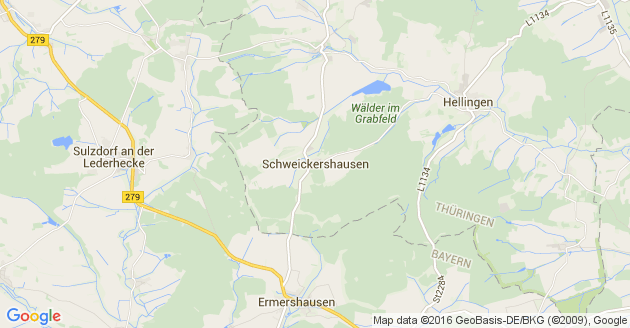 Karte Schweickershausen