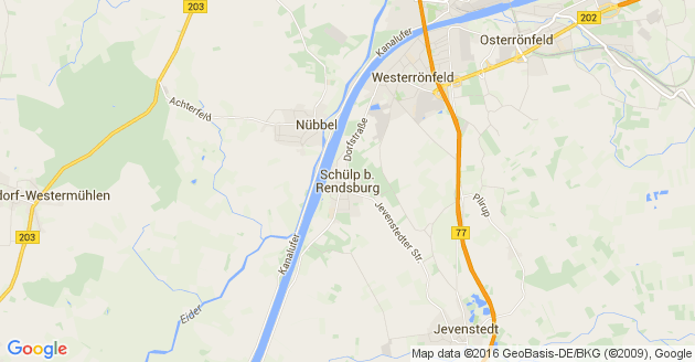 Karte Schülp bei Rendsburg