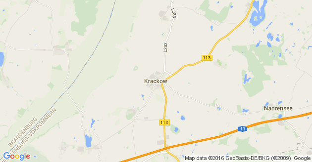 Karte Krackow