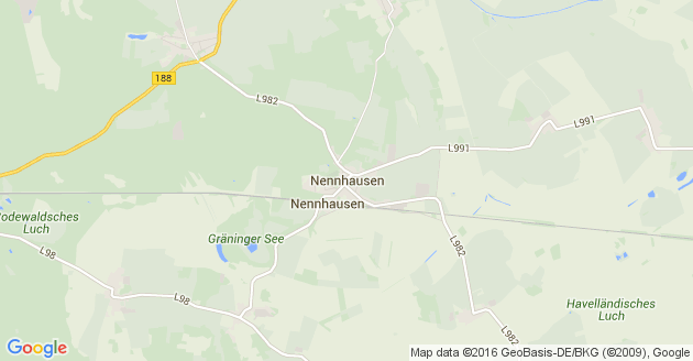 Karte Nennhausen