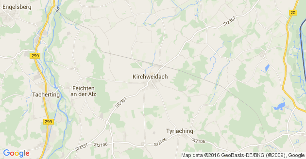 Karte Kirchweidach
