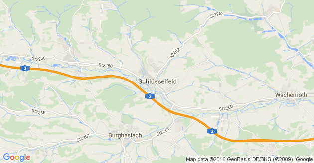 Karte Schlüsselfeld