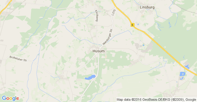 Karte Husum Kreis Nienburg an der Weser