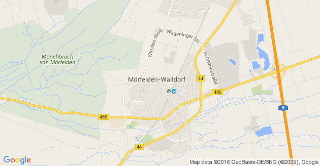 Karte Mörfelden Walldorf     
