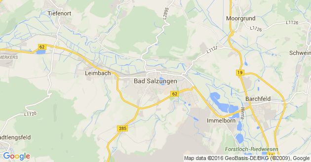 Karte Wiesenthal bei Bad Salzungen