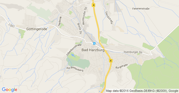Karte Bad Harzburg