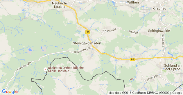 Karte Steinigtwolmsdorf