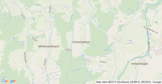 Karte Scherstetten
